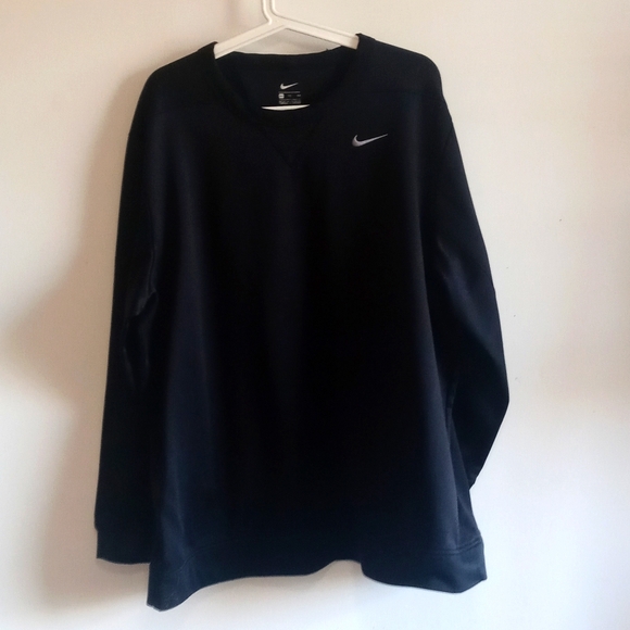 Nike Mens XXL Long sleeve black sweatshirt - Picture 1 of 4
